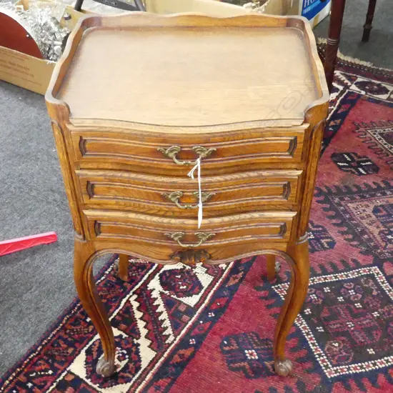 FRENCH STYLE BEDSIDE DRAWERS 390x320x685mm