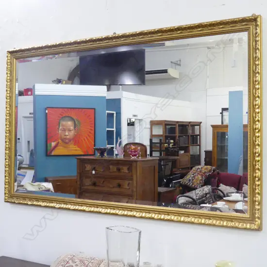 LG GILT FRAMED MIRROR 1510x910mm
