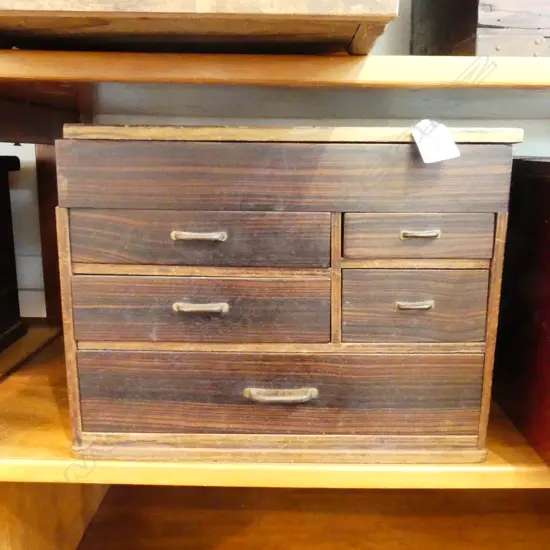 OLD JAPANESE SEWING BOX AF