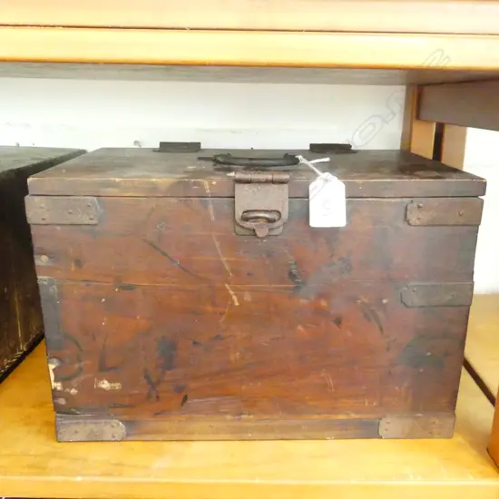 OLD JAPANESE DOCUMENT BOX AF