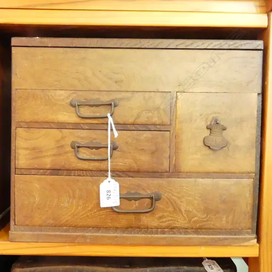 OLD JAPANESE SEWING BOX AF