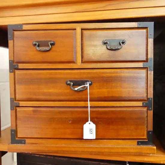 SMALL OLD JAPANESE CHEST AF