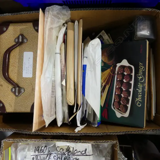 BOX ASST. STAMPS, FIRST DAY COVERS ETC