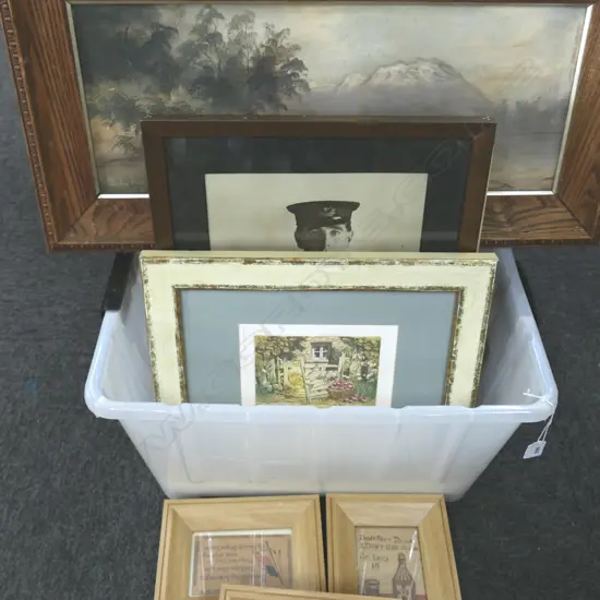 BOX LOT ASST. ARTWORKS