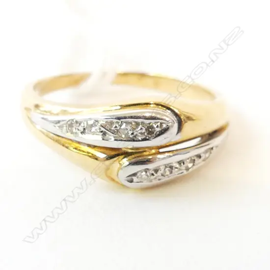 18ct GOLD & DIAMOND ETERNITY RING, 3.6gm