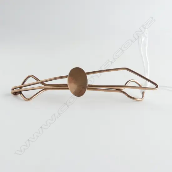 9CT ROSE GOLD TIE SLIDE 3.0gm