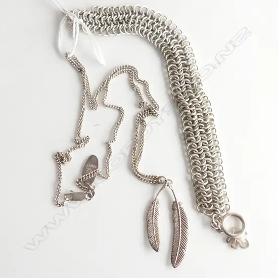 BOH RUNGA STG SILVER NECKLACE, BRACELET