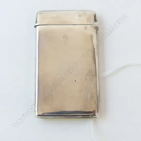 STG SILVER CARD CASE. B'HAM 1908 52gm