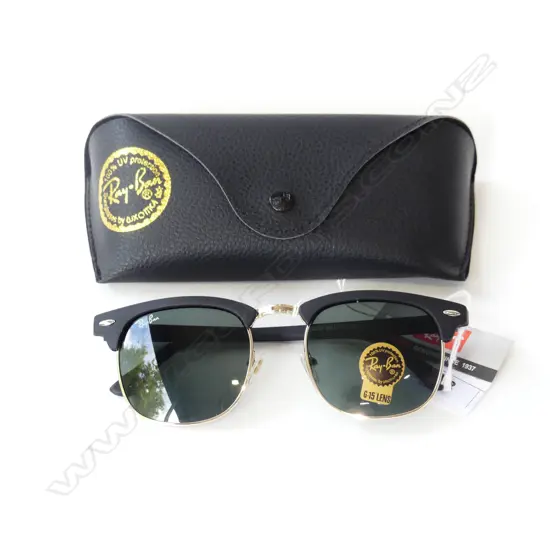GENTS REPLICA RAY BAN SUNGLASSES w CASE