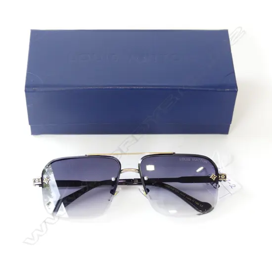 REPLICA LOUIS VUITTON GENTS SUNGLASSES & BOX