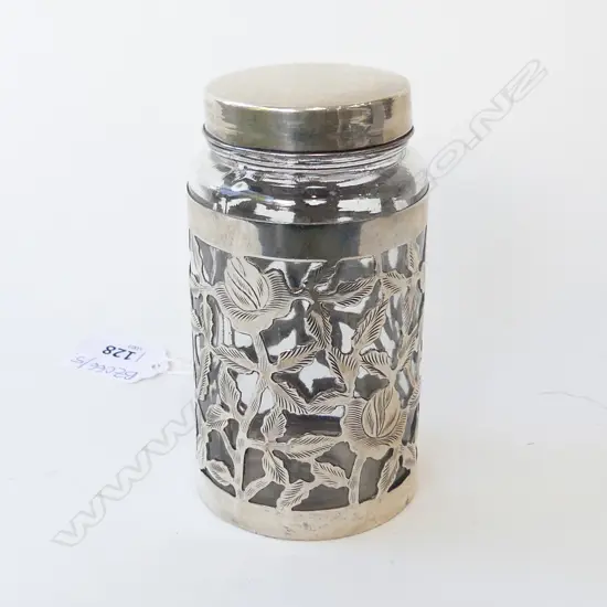 925 MEXICAN STG LIDDED CONTAINER H.120mm