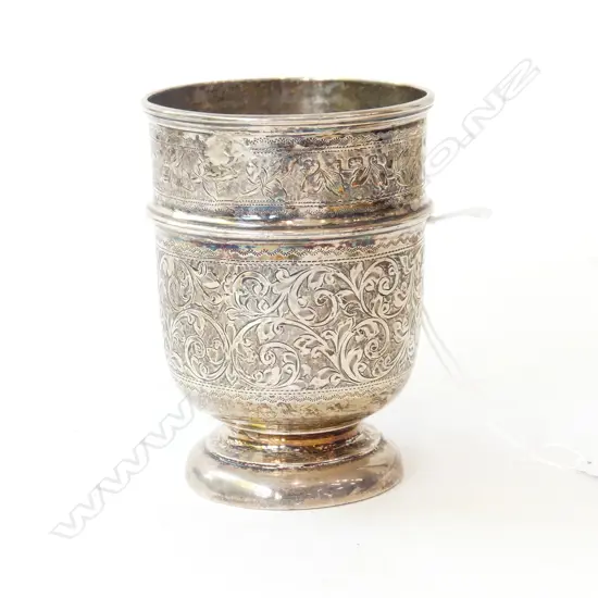 S/SILVER BEAKER  H100MM 103GRMS