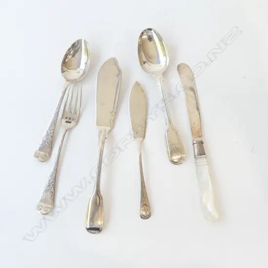 6 PCES STG SILVER CUTLERY 127gm
