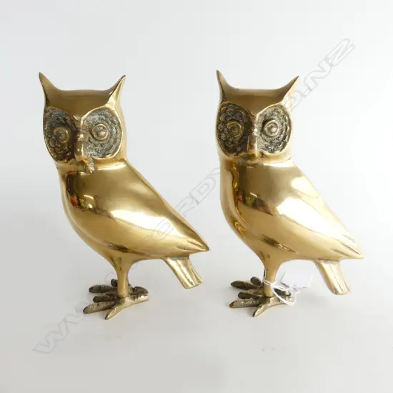 PR BRASS OWLS H.180mm