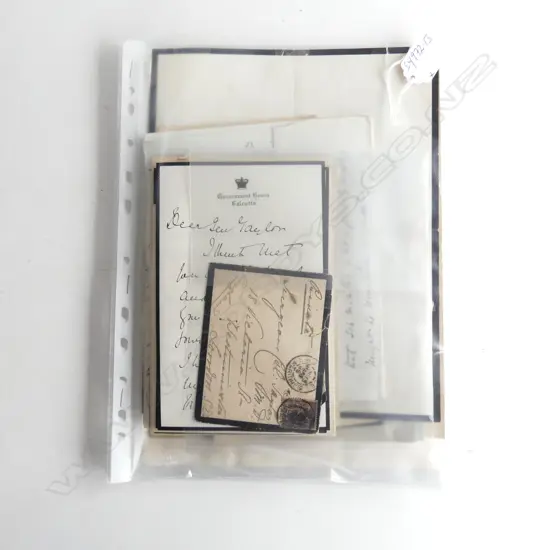 LGE COLLECTION ASST DOCUMENTS TO SURGEON GENERAL W TAYLOR c.1900 + 2 books: 3 Years in Tristan Da Cunha & 'Pitcairn's Is