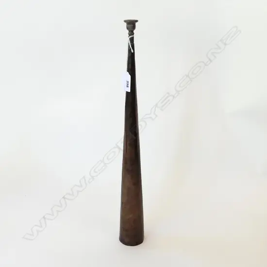 VINTAGE COPPER HUNTING HORN L.455mm