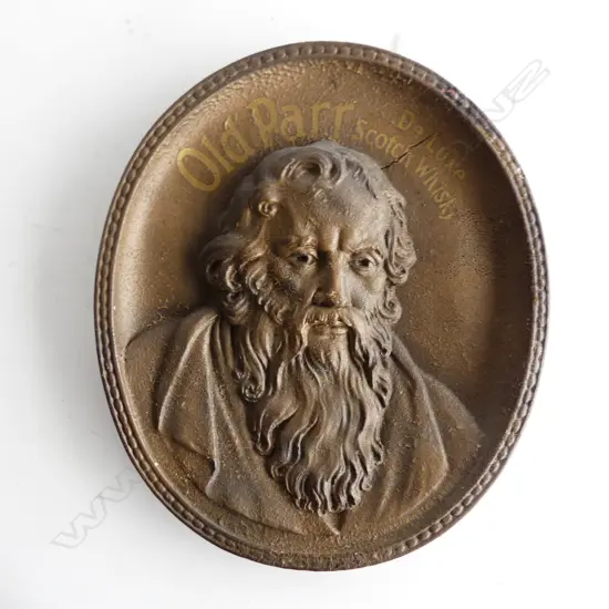OLD PARR WHISKEY ADVERTISING PLAQUE