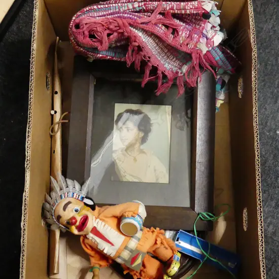 VINTAGE BAROMETER, RUG, TOY, PRINT