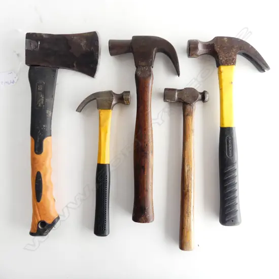4 HAMMERS + 1 HATCHET