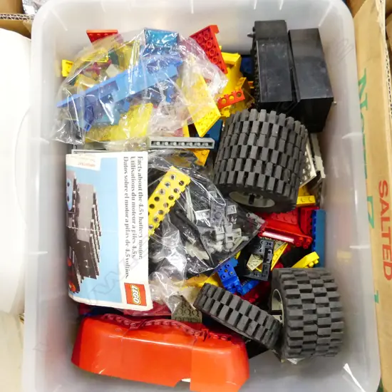 CRATE OF LEGO ETC