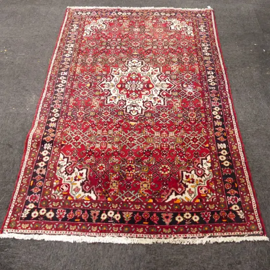 HAND KNOTTED WOOL PILE RUG 2150x1390mm