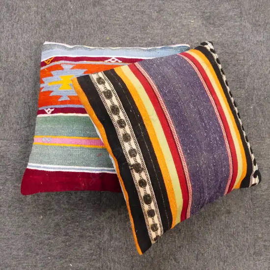2 NEW TURKISH CUSHIONS 490x490mm