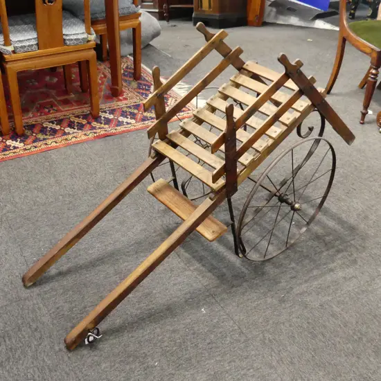 VINTAGE WOODEN CART L.1250mm