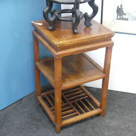 ORIENTAL SIDE TABLE 400x400X670mm