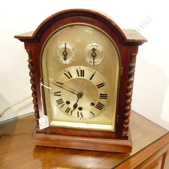 VINTAGE MANTLE CLOCK H.340mm