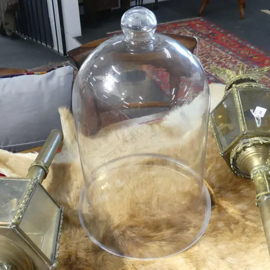 LG GLASS DOME CLOCHE H.470mm