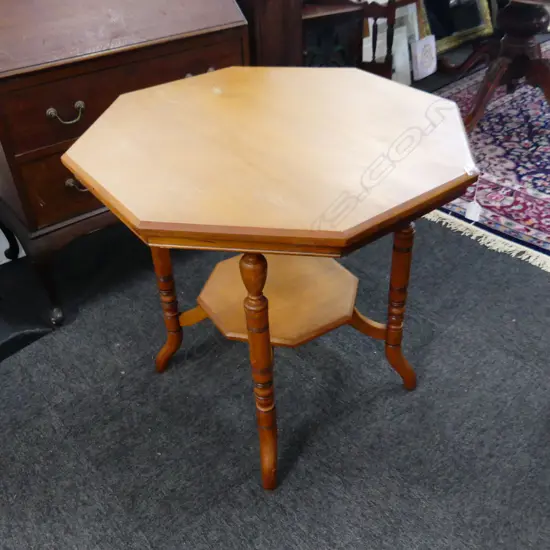 COLONIAL KAURI OCTAGONAL SIDE TABLE 740mm dia H.700mm