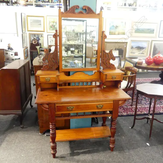 COLONIAL KAURI DRESSING TABLE 1070x440x1770mm