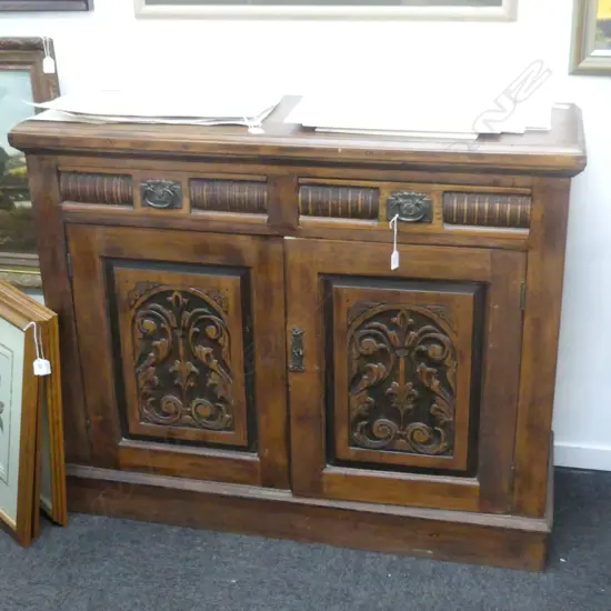 EARLY 20thC CABINET 1175x445x950mm