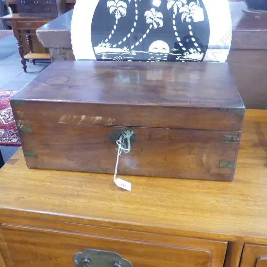 VINTAGE MAHOGANY BOX W.450mm