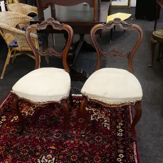 PR VICTORIAN BALLOON BACK CHAIRS