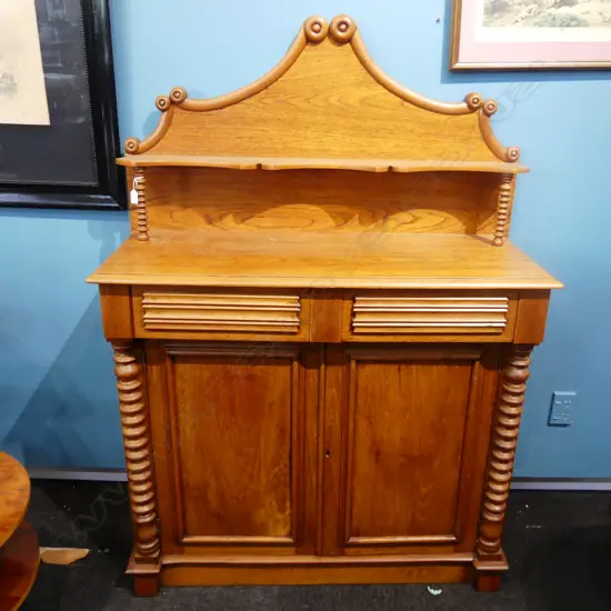 VICTORIAN OAK CHIFFONIER 1115x440x1600mm