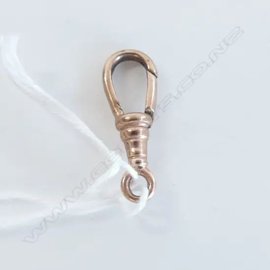 9ct ROSE GOLD ALBERT / FOB CHAIN CLIP / CLASP 1.87gms