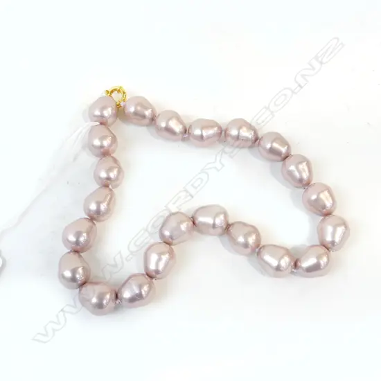 COSTUME BAROQUE PEARL NECKLACE L.450mm