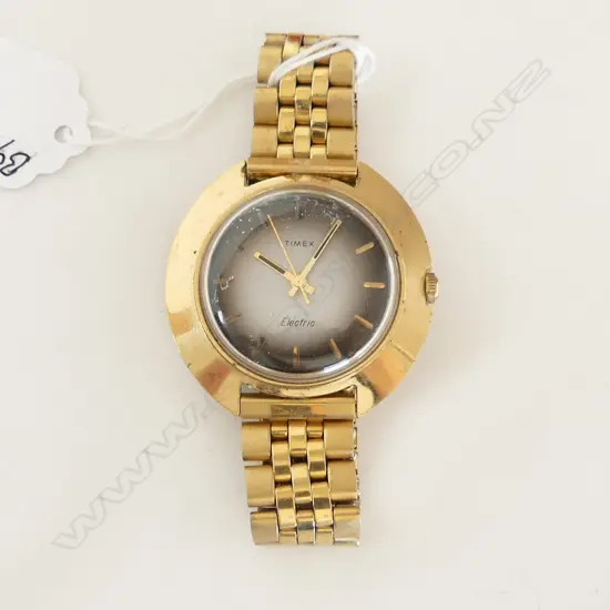 1970'S TIMEX ELECTRIC GOLD PLATE GENTS WRISTWATCH not running