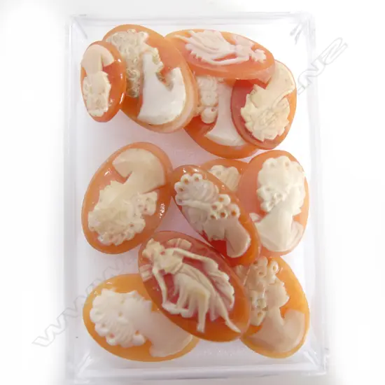 COLLECTION VINTAGE  CAMEO CARVINGS