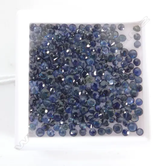 20CT REAL NATURAL ROUND FACETED SAPPHIRES