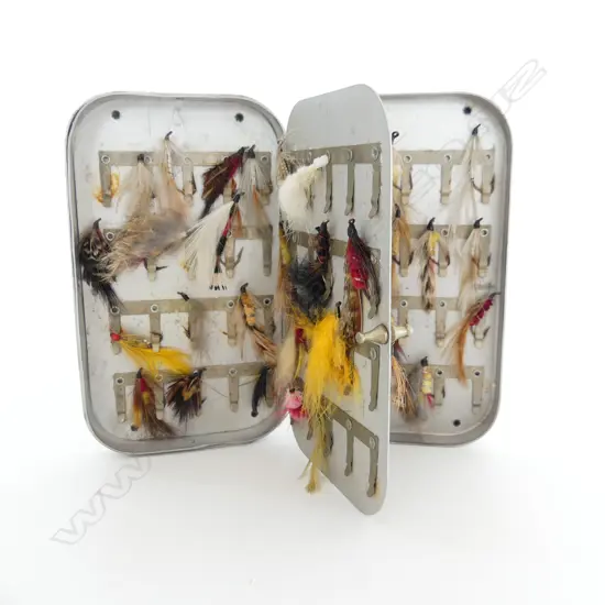 Alan Pye fishing collection: WET FLY BOX - NZ INTERNAL AFFAIRS DEPT. ROTORUA