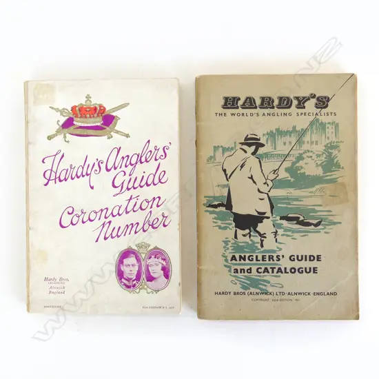 Alan Pye: HARDY'S ANGLERS GUIDE CORONATION NUMBER 55th EDITION C1937 + HARDY'S ANGLERS GUIDE & CATALOGUE C1956
