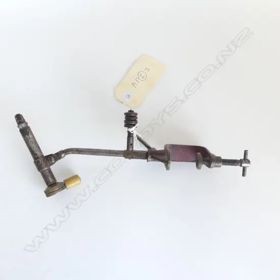 ALAN PYE'S FLY TYING VICE. Circa 1930