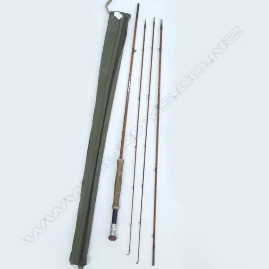 BAGED SPLIT CANE THE ROGER RIVER  FLY ROD  