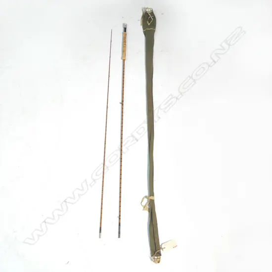 HARDY 2 PIECE 'The knockabout' SPLIT CANE TROUT ROD. Bag  in "as new' condition,1560mm.Circa 1958