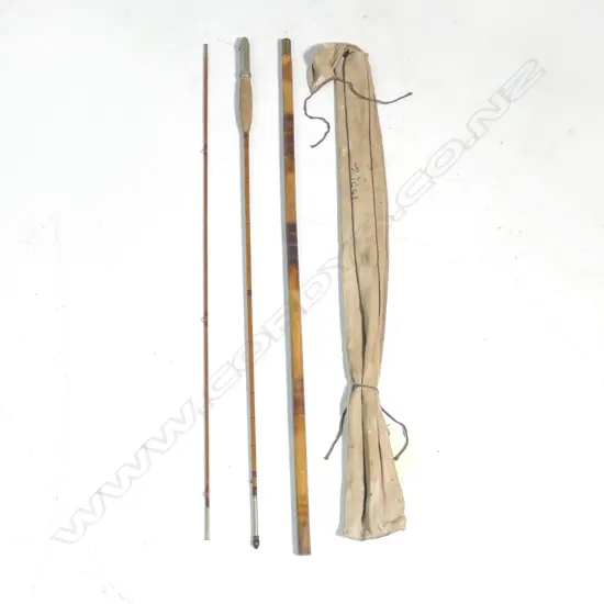 3 PIECE SPLIT CANE FLY ROD with nickel silver butt. WINCHESTER BRAND