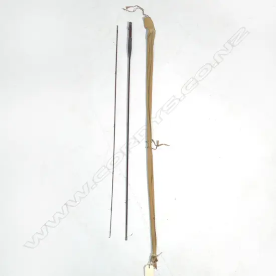 HARDY 2 PIECE GREENHEART DRY FLY ROD.In very good condition for his age