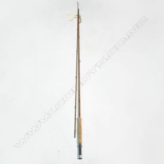 2 PIECE SPLIT CANE 9' FLY ROD BY EDGAR SEALEY