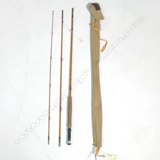 EDGAR SEALEY 3 PIECE SPLIT CANE FLY ROD. 'OCTOPUS' brand